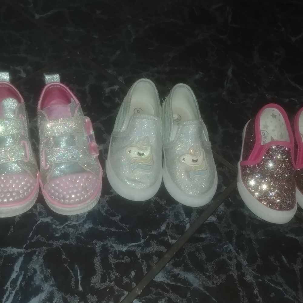 3 pairs of shoes
